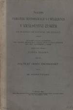 110368. Podlaha, Anton�n � Soupis pam�tek historick�ch a um�leck�ch v kr�lovstv� �esk�m od prav�ku do po��tku XIX. stolet� XXVIII. - Politick� okres Vinohradsk�