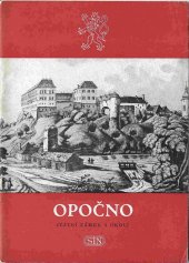 kniha Opo�no st�tn� z�mek a okol�, Sportovn� a turistick� nakladatelstv� 1957