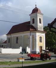 kostel svat� Kunhuty se h�bitovem