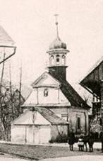 Svitava - p�vodn� kaple Nanebevstoupen� Panny Marie z roku 1725, zbo�ena v roce 1923 h04.jpg