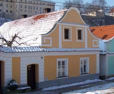 Bechyn�, Z��e��, domy pod zat��kou a z�mek.jpg