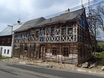 m�stsk� d�m �p. 29 b�hem rekonstrukce - duben 2014
