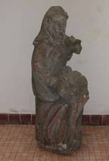 Socha Piety - �ek� na&nbsp;zrestaurov�n�