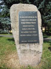 Nejdek, N�dra�n�, pam�tn�k Otakara Korce.JPG