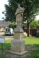 Libo�-socha sv. Jana Nepomuck�ho z 19. stol.