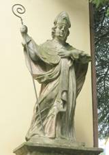 Mar�ov-socha sv.Prokopa u kaple sv.Marka-detail.jpg